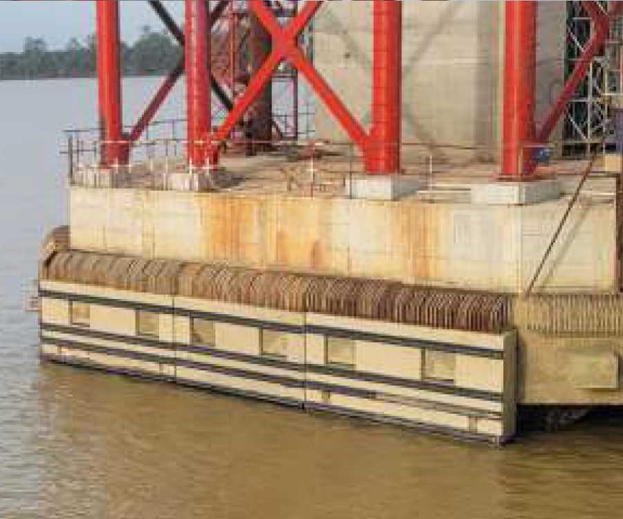 Malaysia Bridge Cap Fender Used in Bridge Piers Docks And Dock Corners